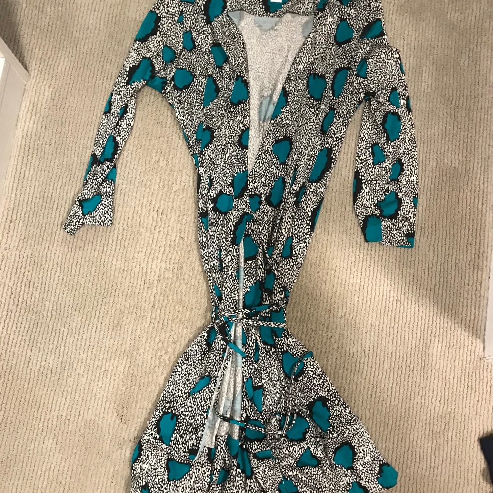 Diane Von Furstenberg Silk Wrap Dress